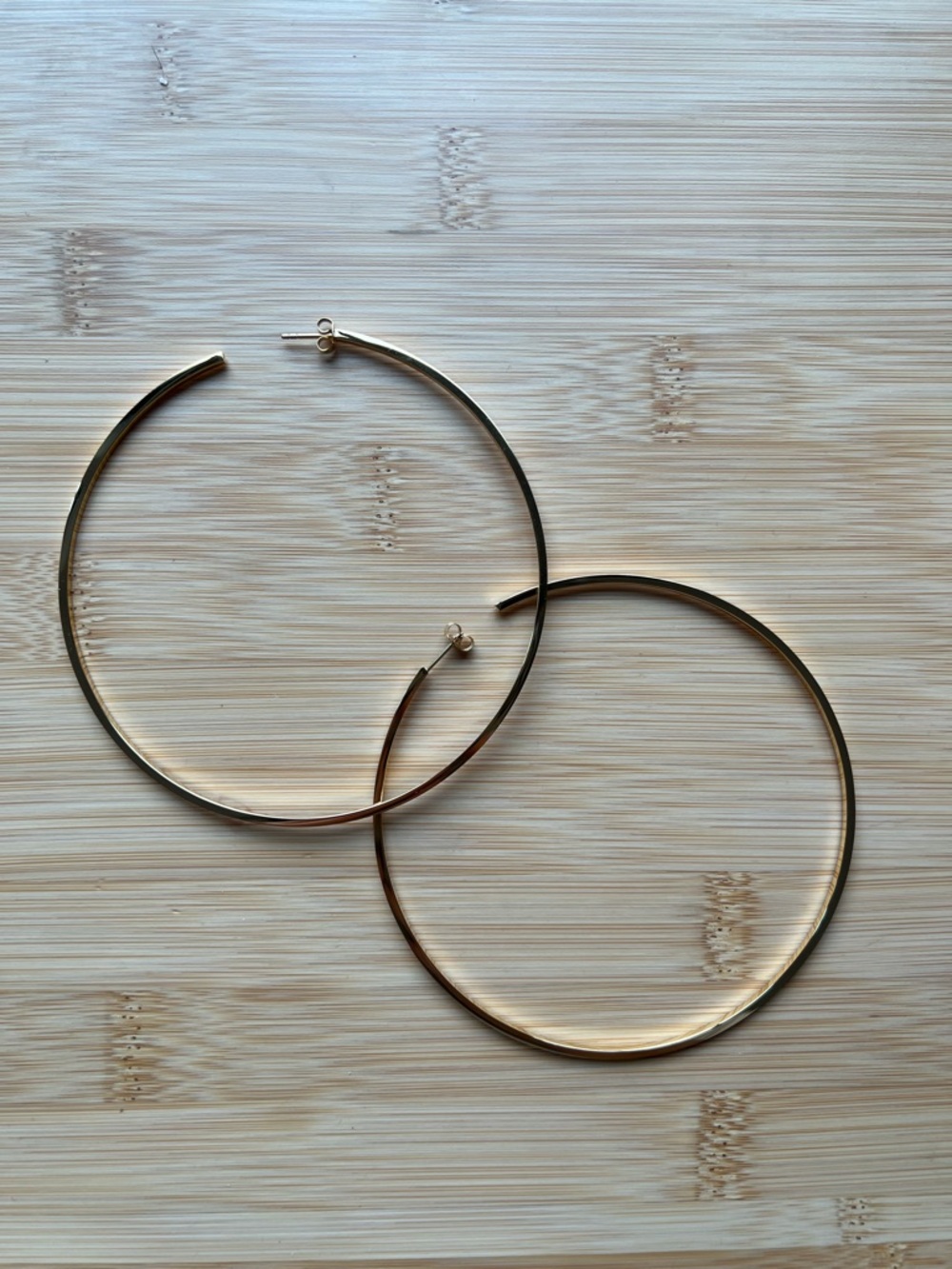 Bagitaba Simple Hold Oversized Large Hoop Earrings